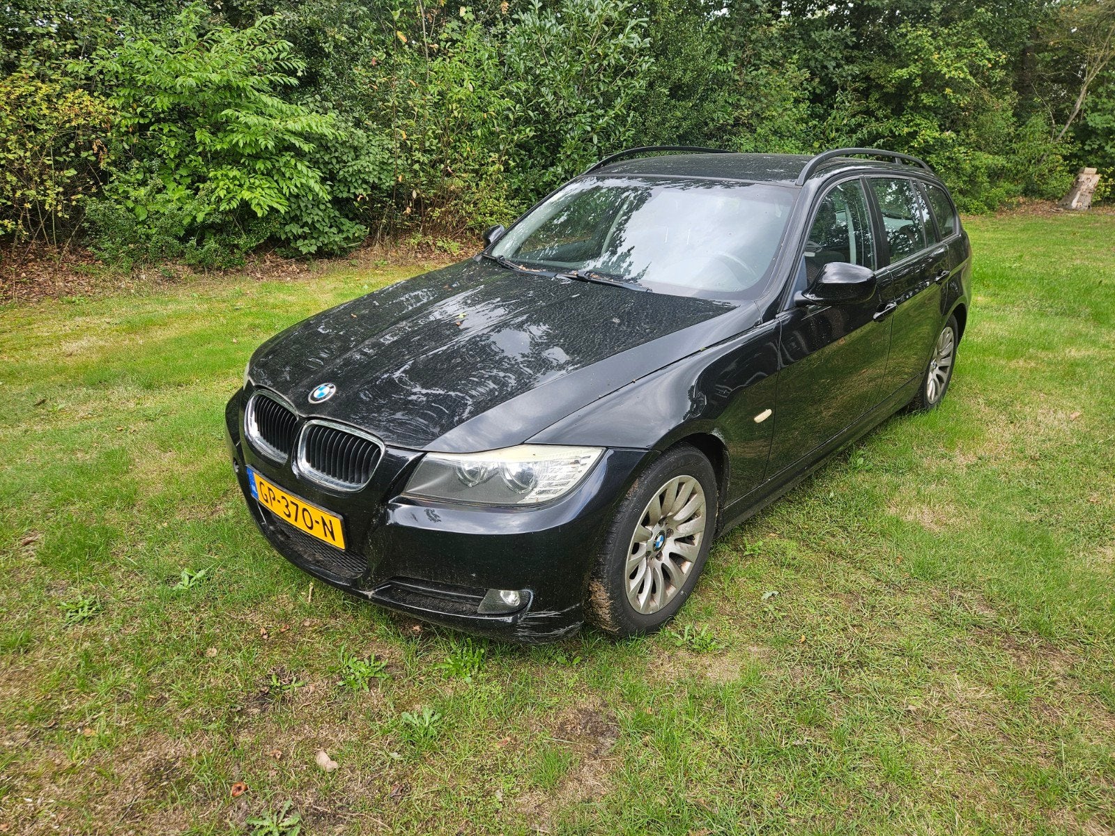 BMW 3-Serie 2.0 318 I Touring 105KW 2008 Zwart - MOTORSCHADE, Auto-onderdelen, Ophalen of Verzenden, BMW, Achterklep