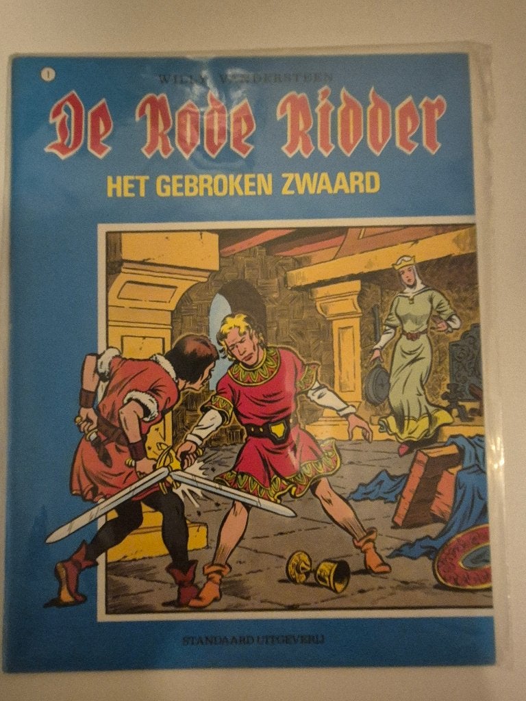 De rode ridder, Eén stripboek, Ophalen, Gelezen, Willy Vandersteen