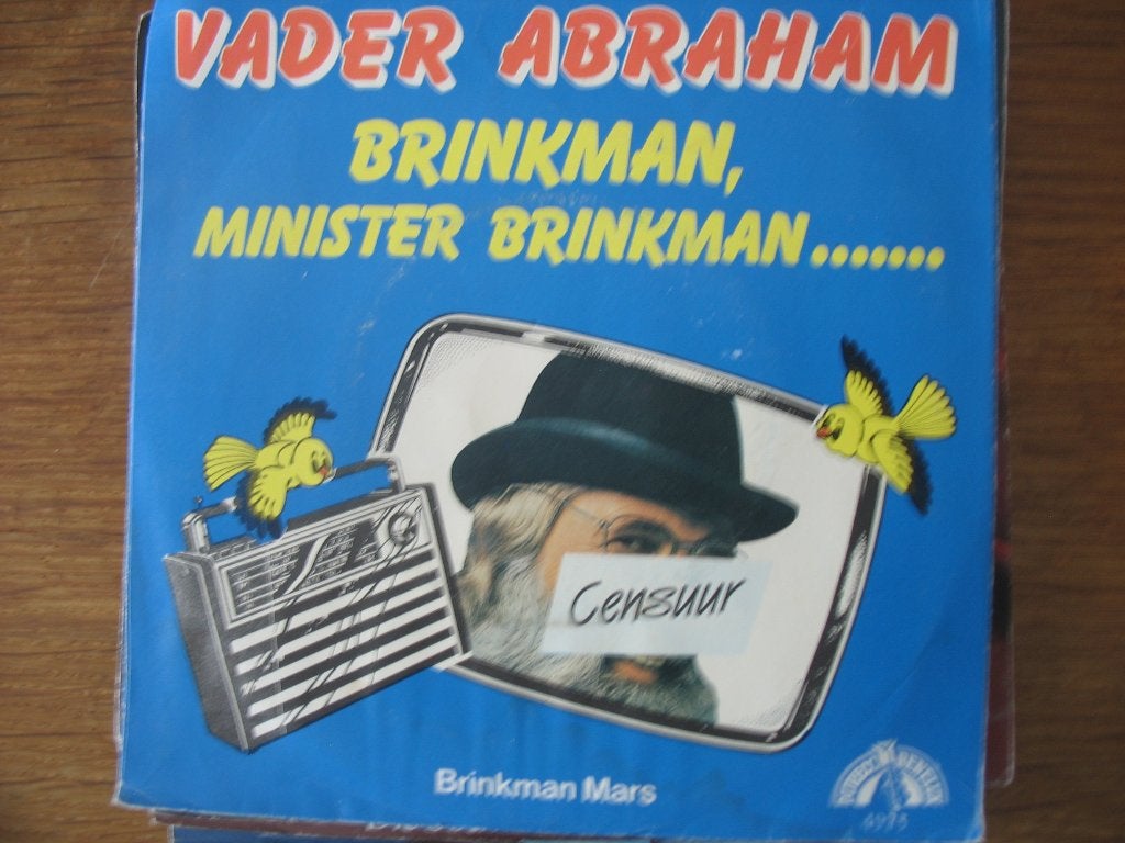 Single Sale; Vader Abraham - Brinkman, Minister Brinkman, Ophalen of Verzenden, Gebruikt, 7 inch, Nederlandstalig