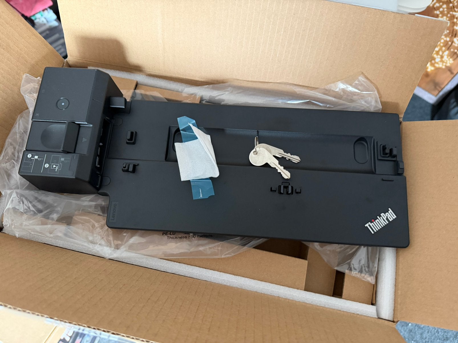 Lenovo ultra dock zonder adapter, Ophalen of Verzenden, Nieuw, Docking station, Laptop