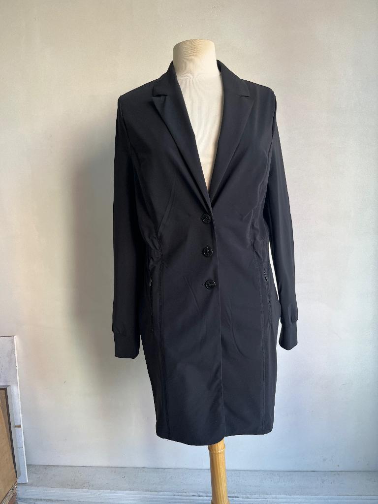 anna van toor travelstof blazer maat 42 zwart, Anna van Toor, Verzenden, Zwart, Maat 42/44 (L)