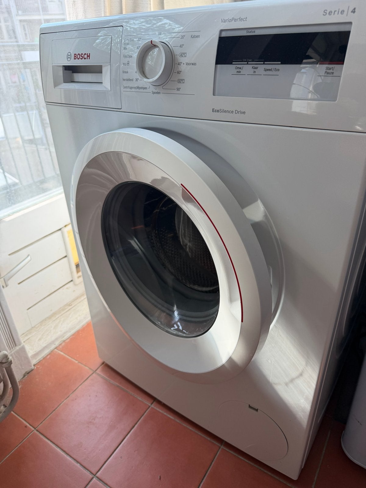 Bosch serie 4 Ecosilence Drive, Witgoed en Apparatuur, Wasmachines, Ophalen, Gebruikt, Minder dan 85 cm, Voorlader