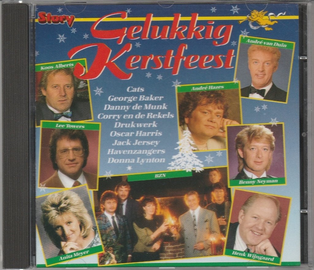 Cd 596 - gelukkig kerstfeest + kerstfeest in holland. Twee z, Cd's en Dvd's, Cd's | Verzamelalbums, Ophalen of Verzenden, Zo goed als nieuw