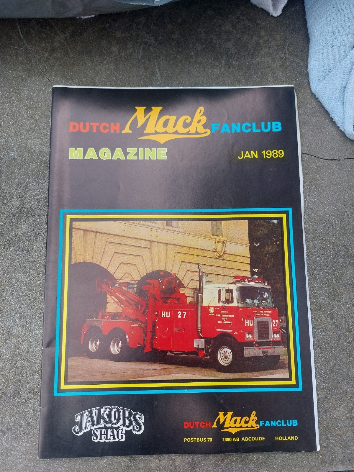 Dutch Mack Fanclub Magazine - Januari 1989, Ophalen of Verzenden, Gelezen, Overige typen