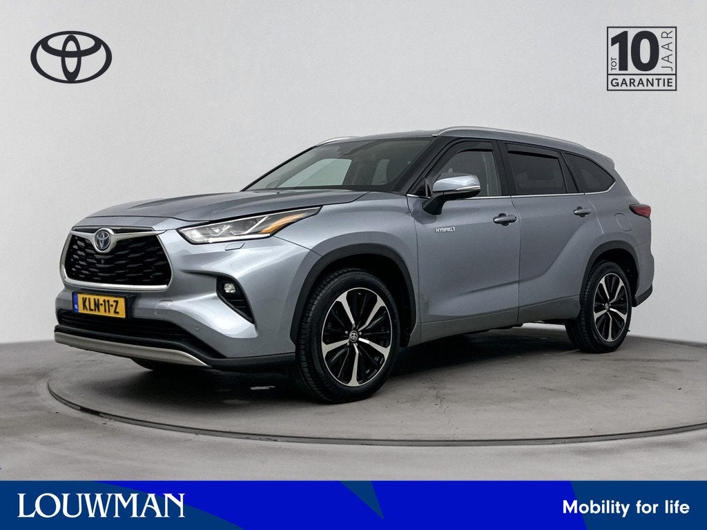 Toyota highlander 2.5 AWD Hybrid Premium | Trekhaak | JBL-Au, Auto's, Toyota, Automaat, 12 maanden, Gebruikt, 4 cilinders