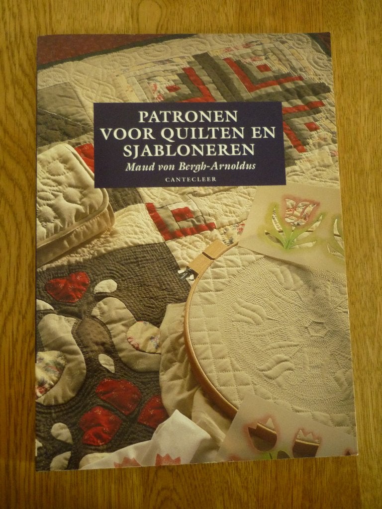 Patronen voor quilten & sjabloneren- Maud von Bergh-Arnoldus, Ophalen of Verzenden, Zo goed als nieuw, Borduren en Naaien, Maud von Bergh-Arnoldus