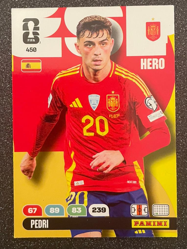 Panini WORLD CUP 2025    PEDRI    ESPAÑA, Verzenden, Zo goed als nieuw, Plaatje
