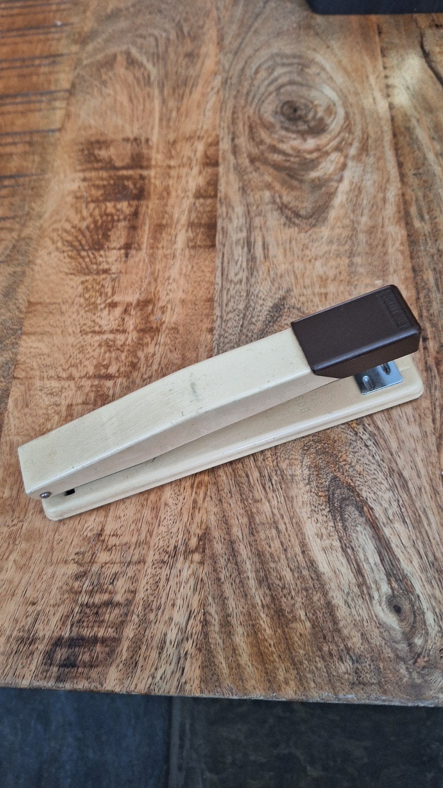 vintage retro nietmachine, Ophalen of Verzenden, Gebruikt