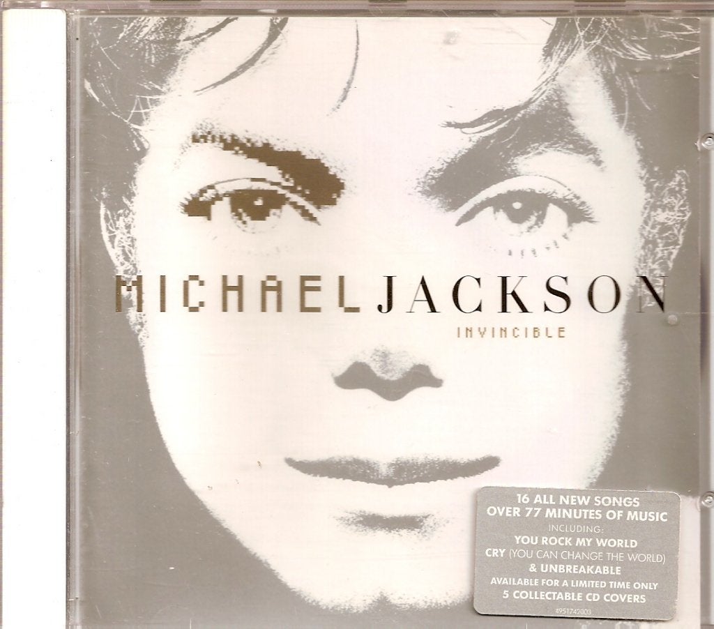 Michael Jackson - Invincible ( grijs ), Ophalen of Verzenden, Nieuw in verpakking, Pop, Album