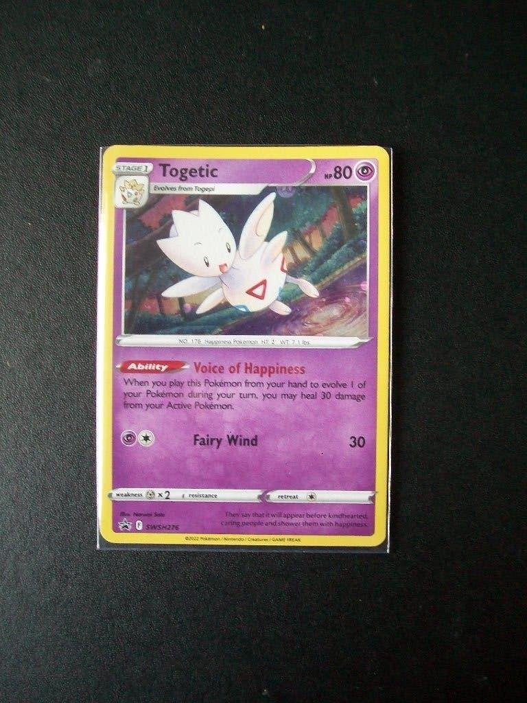 3226. Nieuwe Pokemon Kaart holo rare TOGETIC hp80 (SWS/H276), Verzenden, Nieuw, Losse kaart, Foil