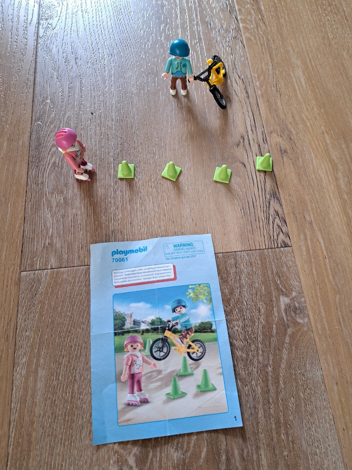 Playmobil 70061 Fietsles, Ophalen of Verzenden, Zo goed als nieuw, Jongen of Meisje