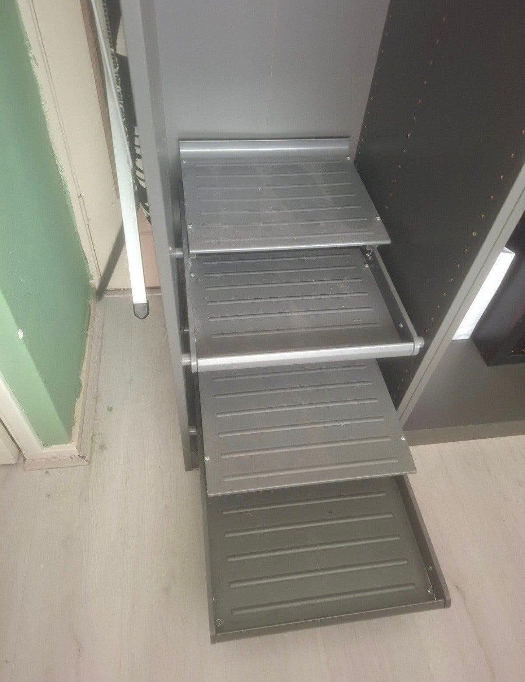 Komplement - Ikea - Uitschuifbare schoenenrek - 2x Pax kast, Huis en Inrichting, Ophalen, Gebruikt