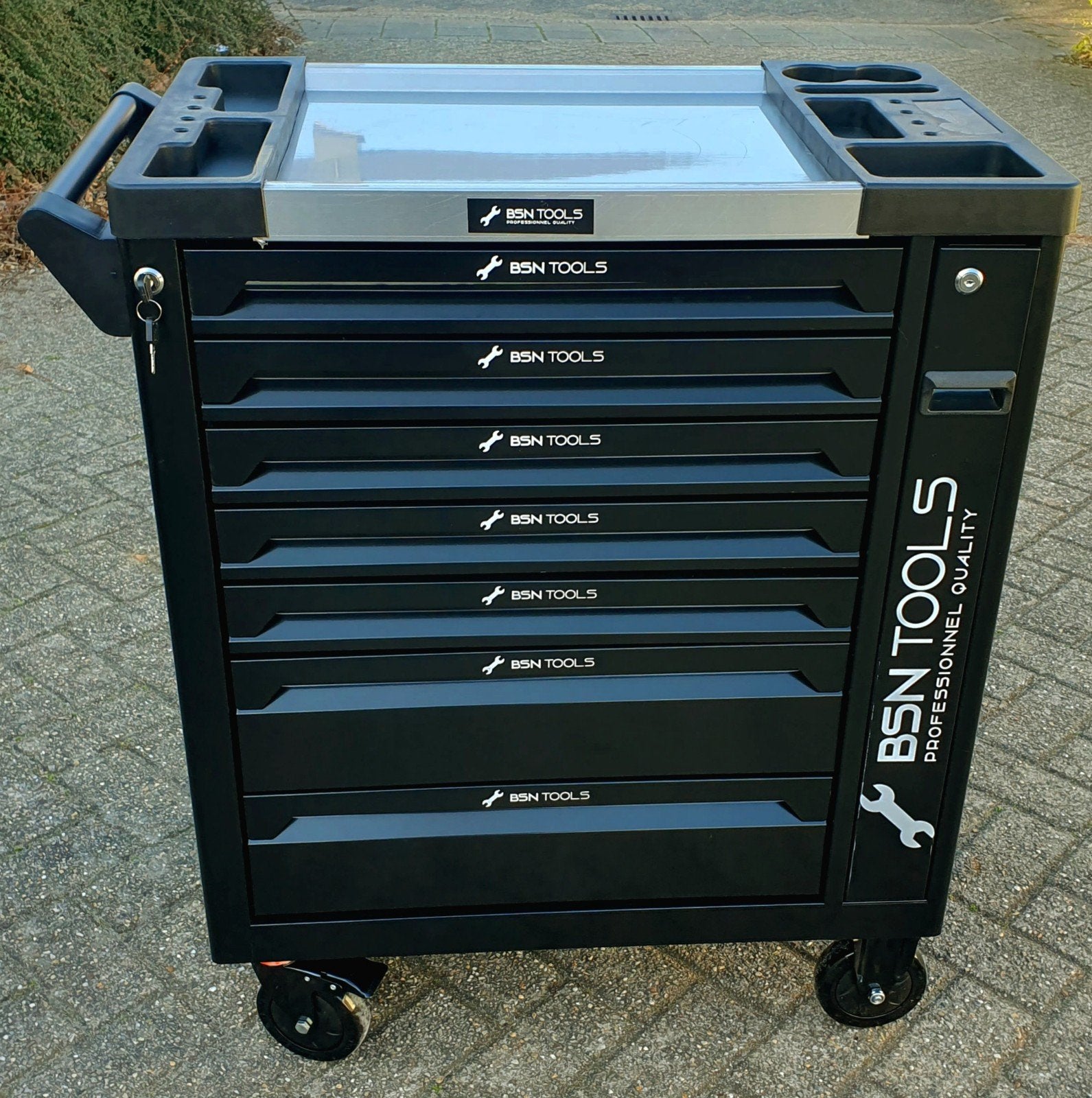 Gereedschapswagen 7x7 goed gevuld (NIEUW IN DOOS), Gevuld, Ophalen of Verzenden, Gereedschapswagen, Gereedschapswagen