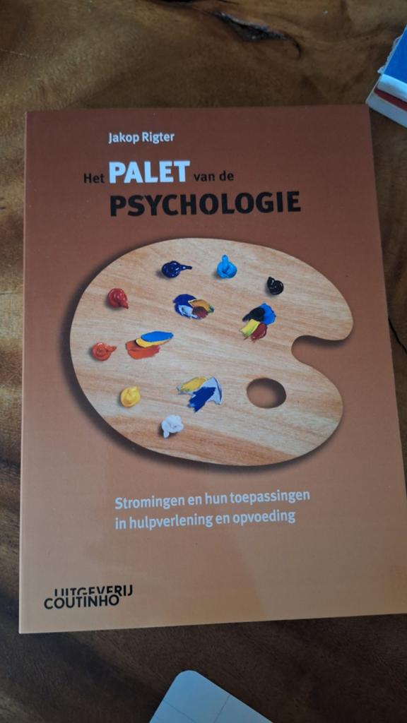 Jakop Rigter - Het palet van de psychologie (nieuw), Boeken, Ophalen of Verzenden, Zo goed als nieuw, Jakop Rigter