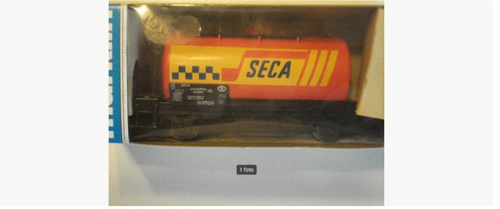 HO Marklin 4561 Ketel wagon SECA NMBS., Ophalen, Wisselstroom, Wagon, Zo goed als nieuw