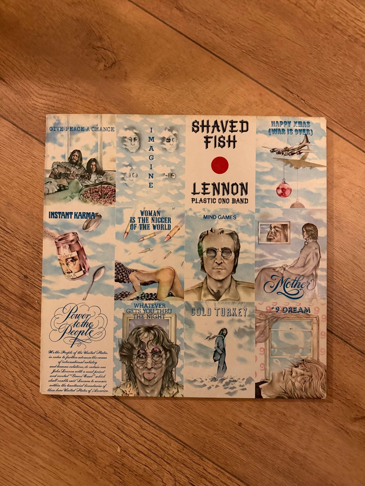 John Lennon Plastic Ono Band - LP Shaved Fish 1975 Origineel, Ophalen, LP, Gebruikt, Classic Rock