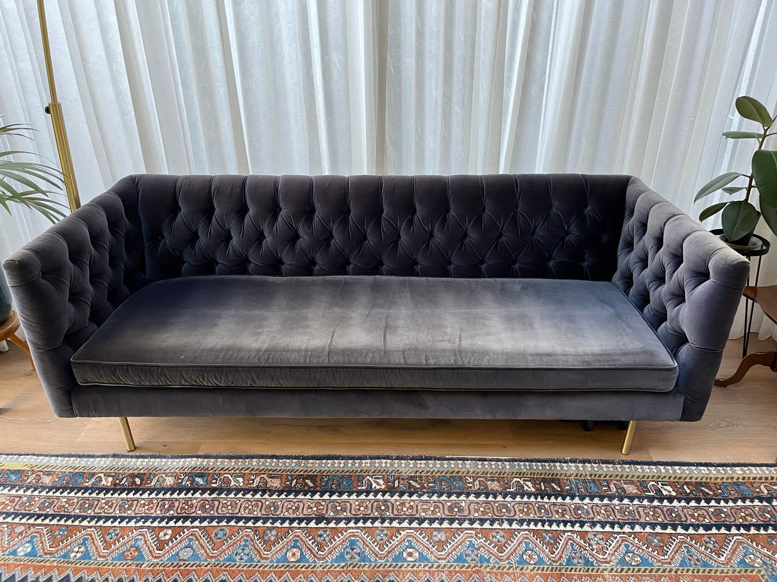 Bank van Made - Gebruikt, 200x84x74 cm, Ophalen, Gebruikt, 150 tot 200 cm, Driepersoons