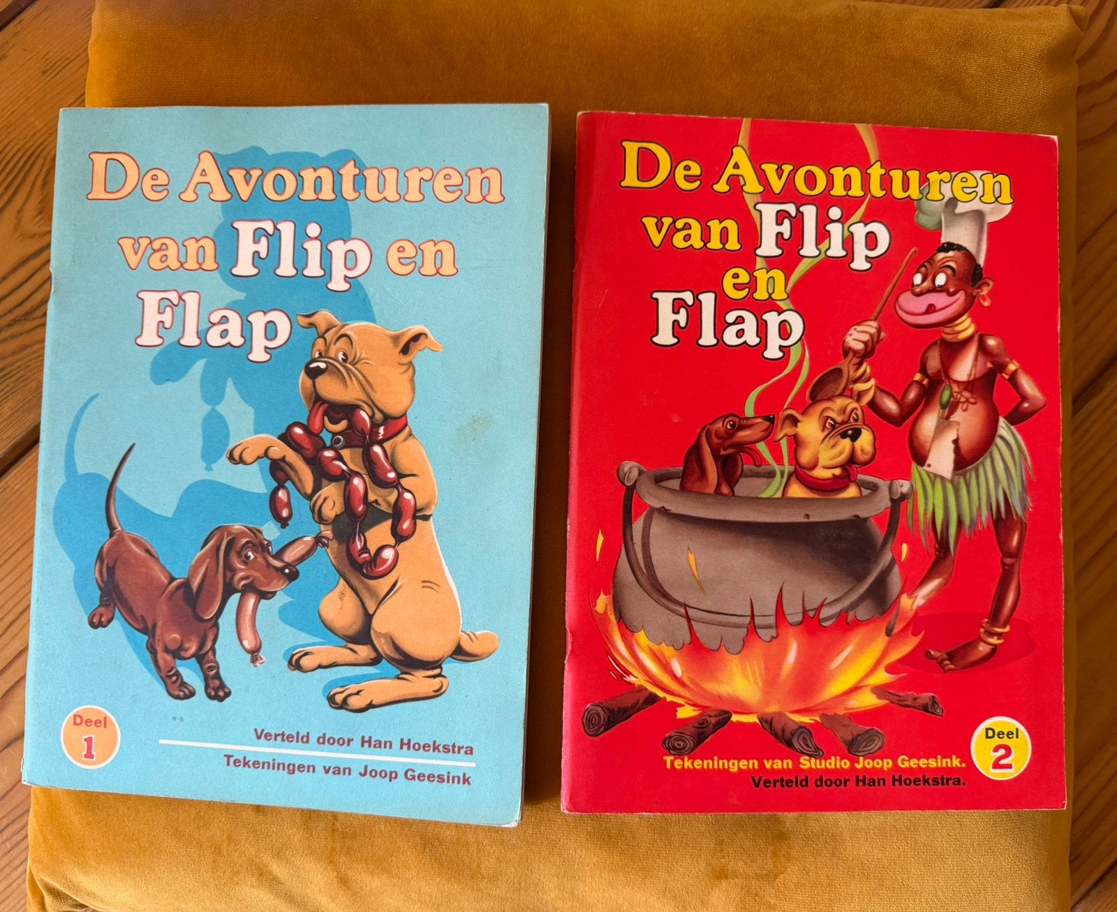 De avonturen van Flip en Flap 4 delen., Meerdere stripboeken, Ophalen, Gelezen