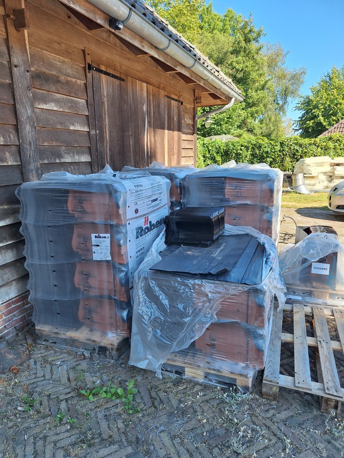 Nieuwe Dakpannen zwart mat verglaasd OVH 11, Ophalen, Steen of Klei, Zwart, Nieuw