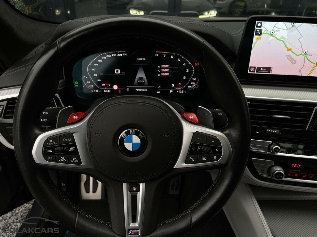BMW 5-serie M5 X Drive Vol Opties/Dak/ Head up 600PK Garanti, Auto's, Automaat, Gebruikt, 8 cilinders, Leder