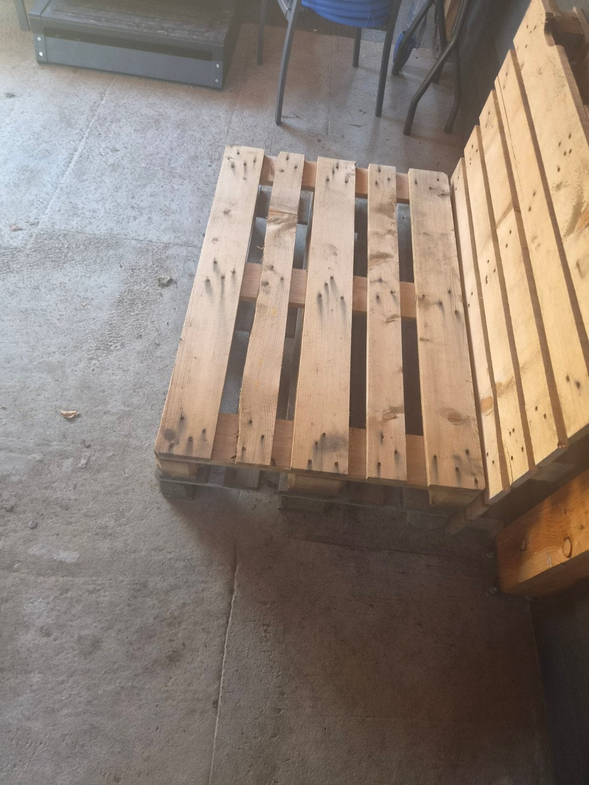 leuke pallet tuinbank, Ophalen, Zo goed als nieuw, Pallet, Minder dan 200 cm