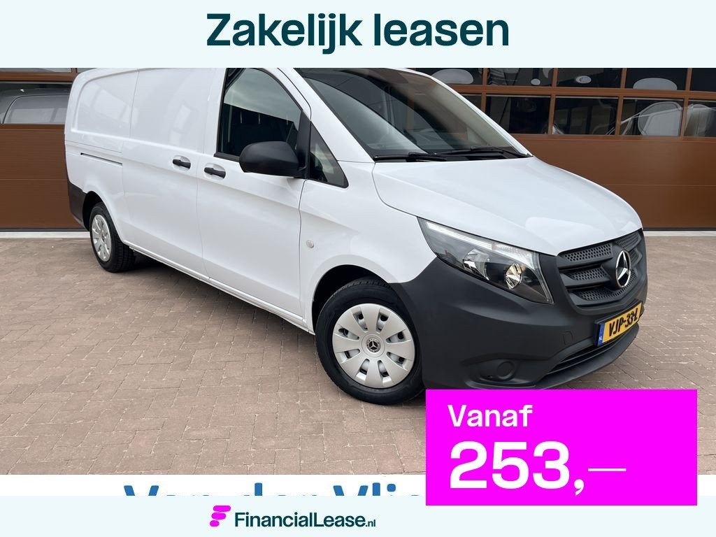 Mercedes-Benz Vito 110 CDI 102 pk E6 XL Extra Lang 3p Lease, Voorwielaandrijving, 15 km/l, Euro 6, 4 cilinders