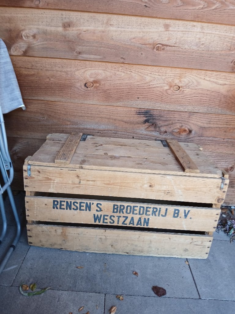 vintage houten eierkist, Ophalen, Minder dan 50 cm