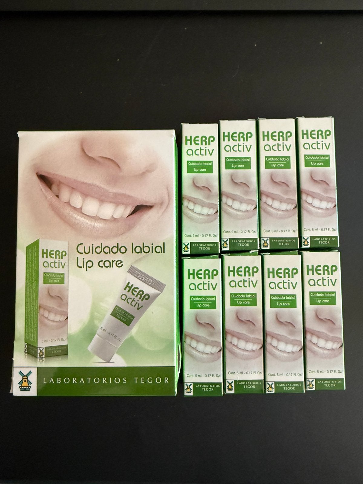 Herp activ lip care 8 stuks, Verzenden, Nieuw, Lippen, Toebehoren