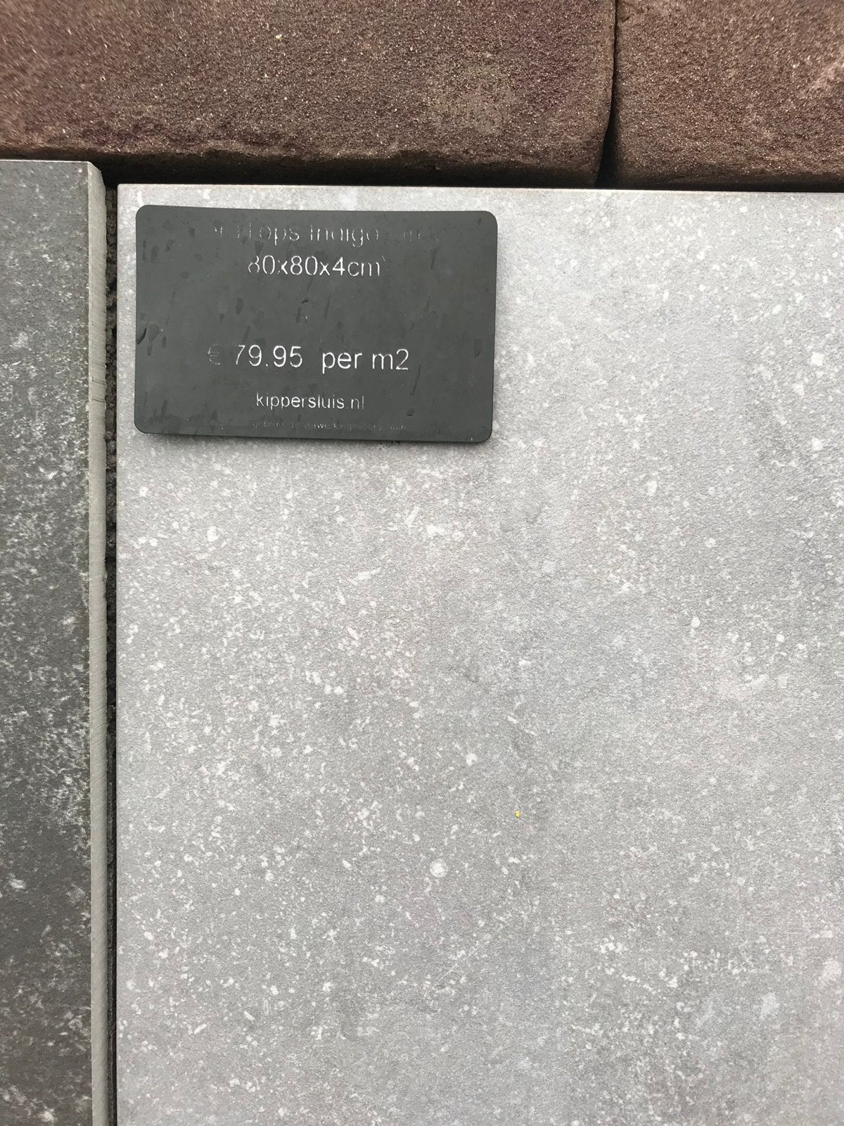 Keramische tuintegels 80x80x4 cm op beton 10m2, Tuin en Terras, Tegels en Klinkers, Ophalen, Gebruikt, Keramiek, 5 tot 10 m²