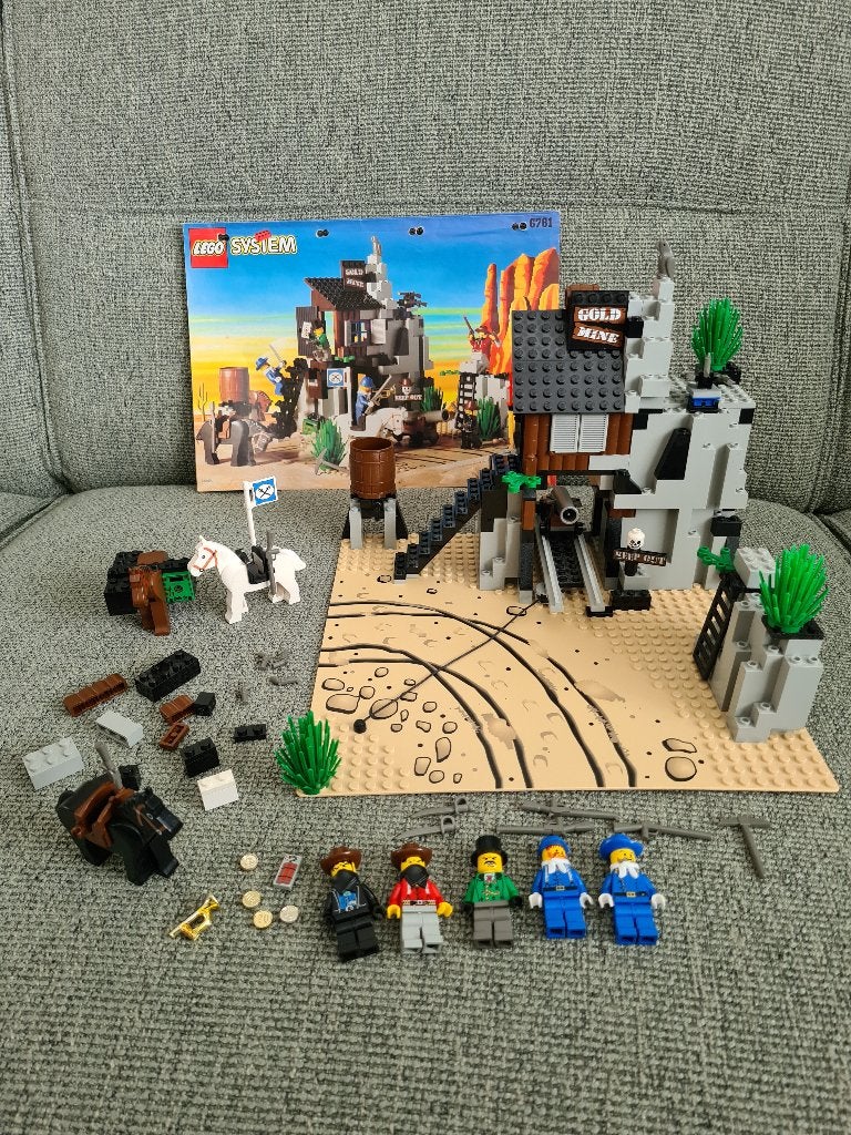 Lego System 6761 Bandit's Secret Hide-Out, Lego, Gebruikt, Overige thema's, Lego