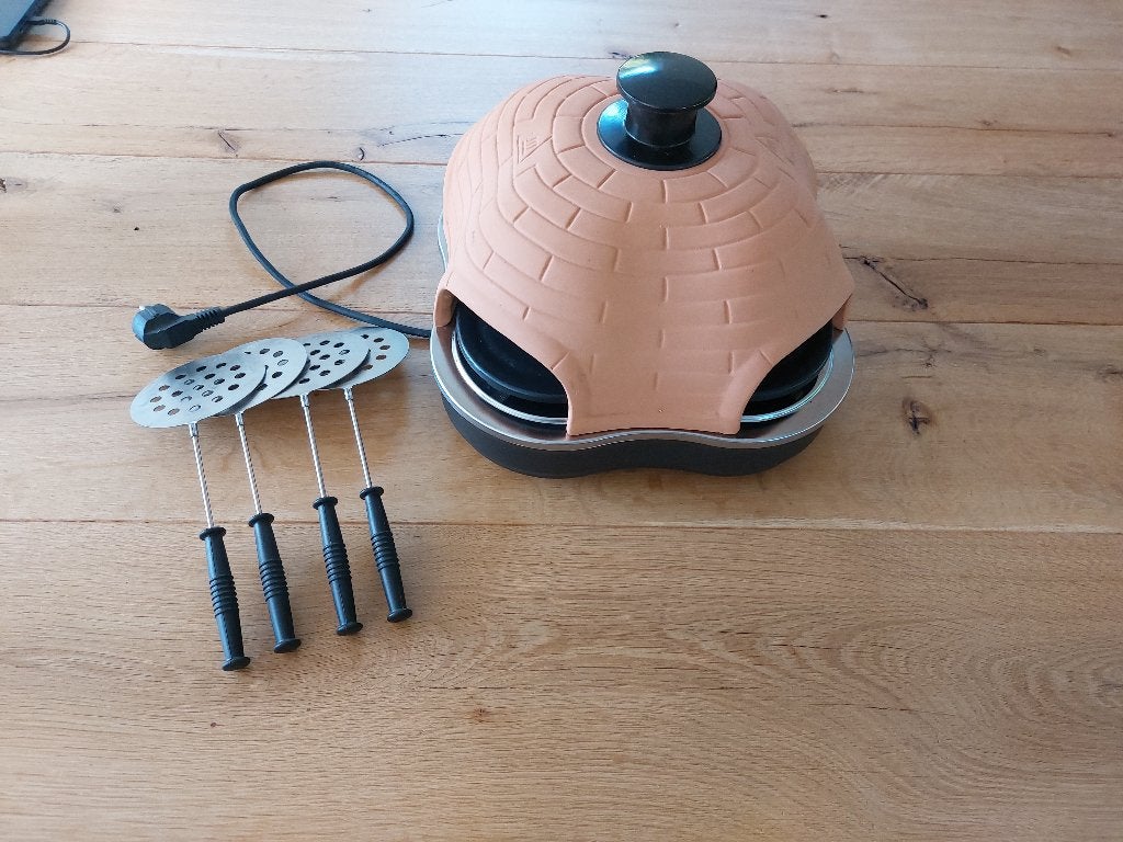 Mini Pizza oven, Ophalen, Minder dan 45 cm, Minder dan 45 cm, Oven met grill