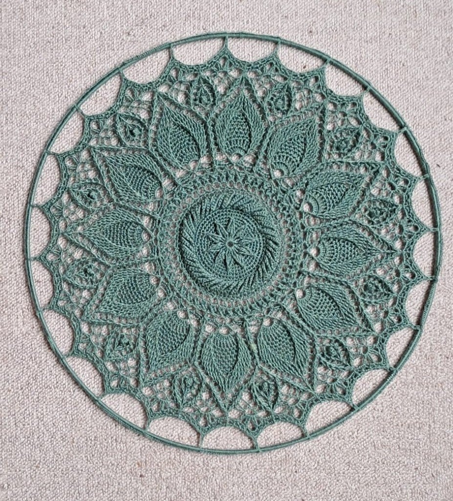 Mandala, Huis en Inrichting, Woonaccessoires | Wanddecoraties, Ophalen, Groen, Nieuw, Natuurlijk materiaal