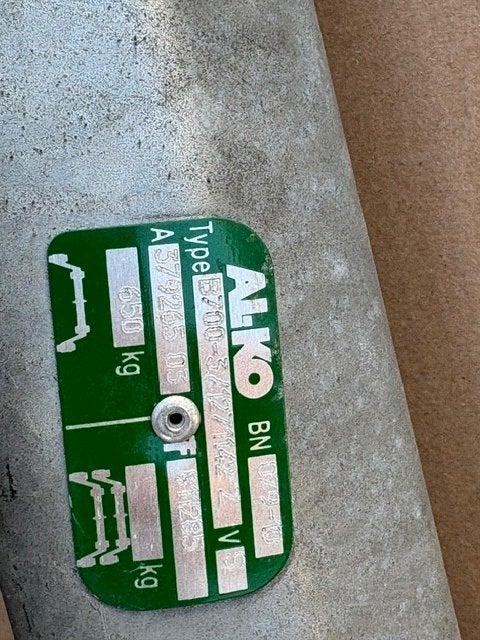 alko as 650kg, Ophalen, Gebruikt