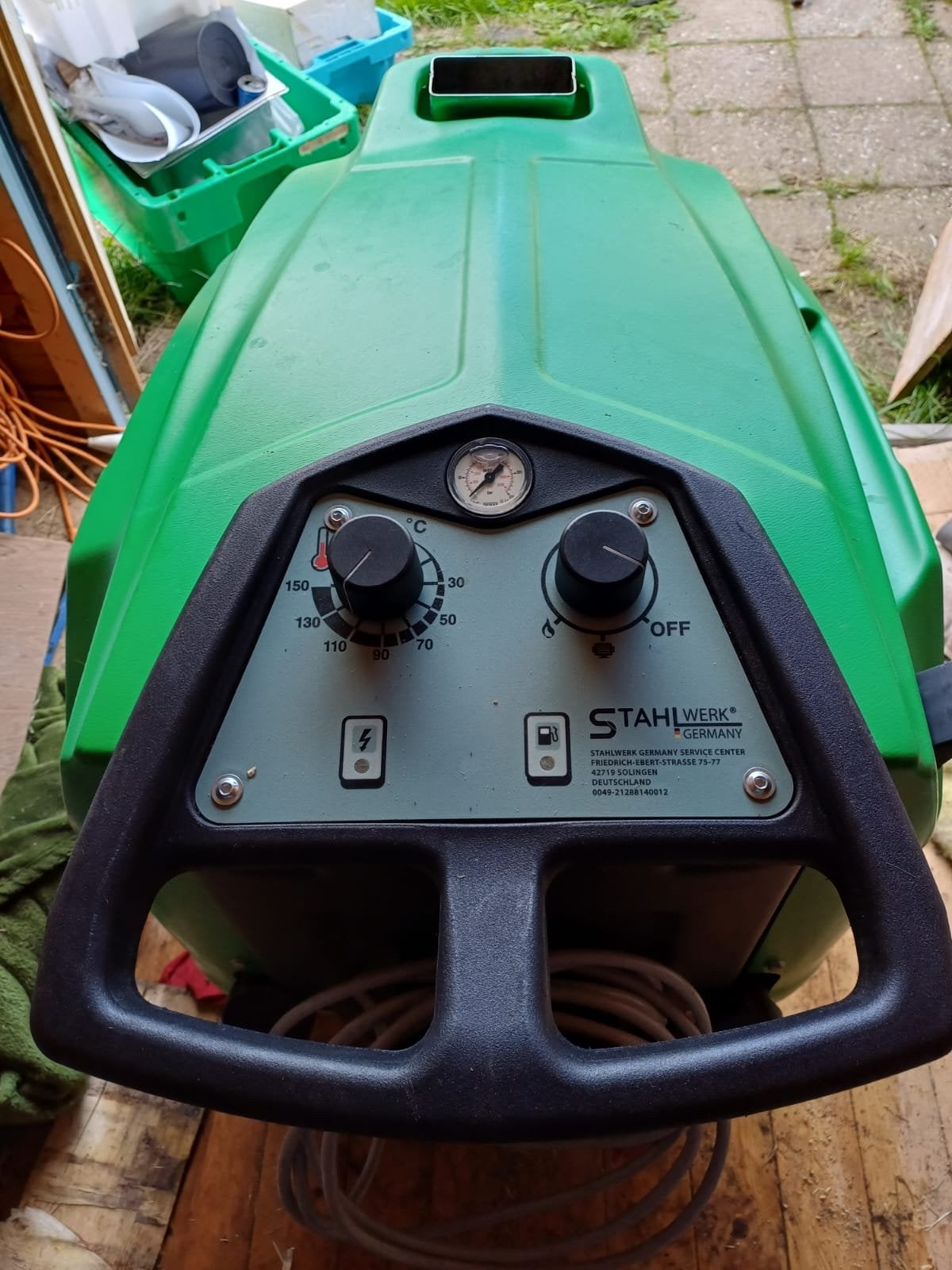 Stahlwerk SW 200/15 Koud- en Warmwater Hogedrukreiniger