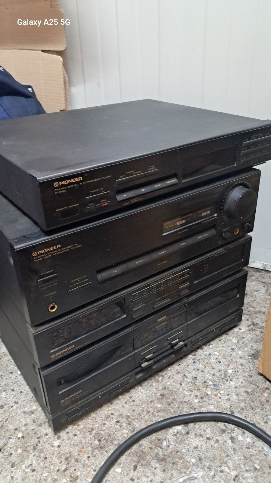 pioneer dc z82 met pioneer f z92l tuner, Audio, Tv en Foto, Stereo-sets, Ophalen, Gebruikt, Tuner of Radio, Pioneer