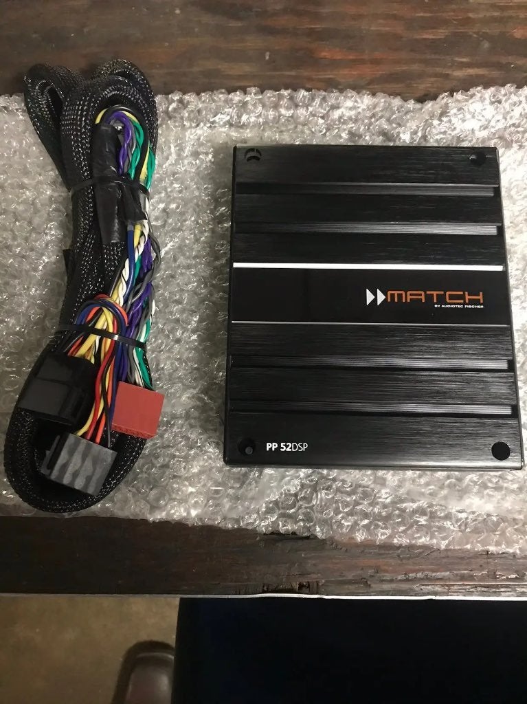 Audiotec Fischer MATCH PP52DSP versterker, Auto diversen, Ophalen of Verzenden, Gebruikt