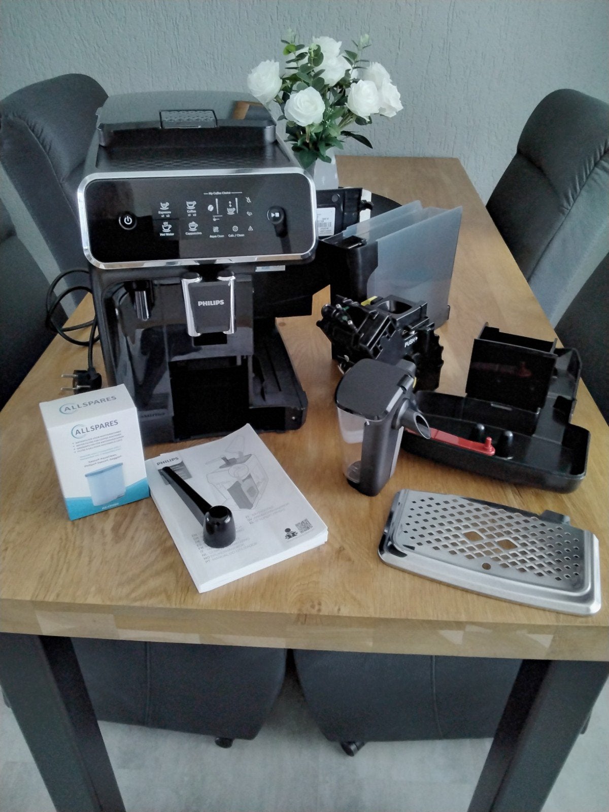 Philips full automatic espresso machine., Ophalen, Gebruikt, Espresso apparaat, Gemalen koffie