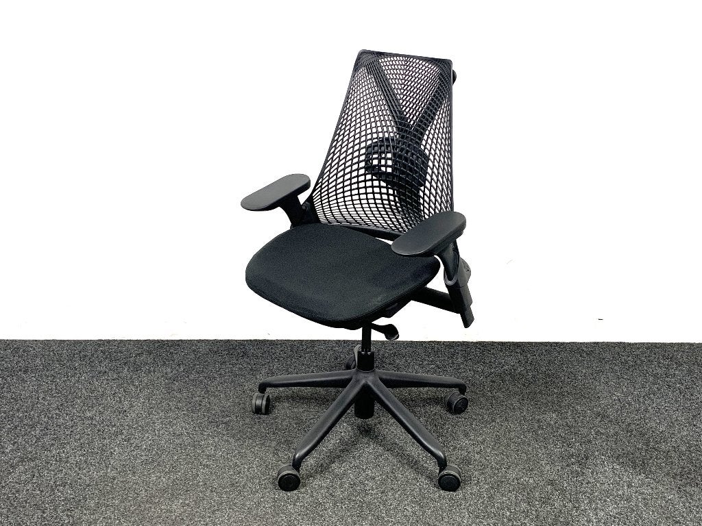 Herman Miller Sayl Bureaustoel - Zwart 25053, Ophalen, Gebruikt, Zwart, Bureaustoel