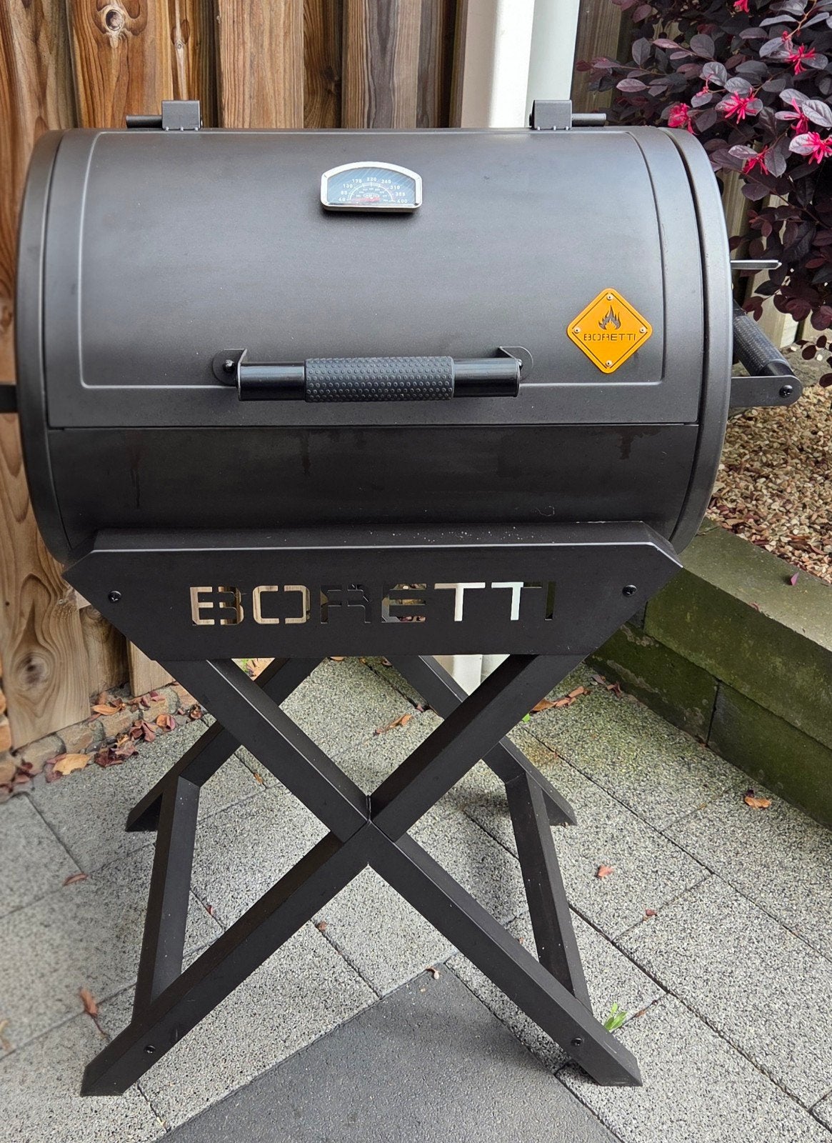 Boretti Fratello houtskool BBQ incl accessoires, Ophalen, Gebruikt, Boretti, Met accessoires