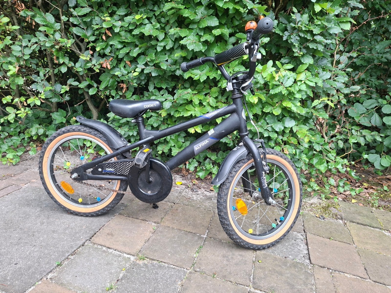 Alpina Comet kinderfiets 16 inch met terugtraprem en handrem, Ophalen, Terugtraprem, Alpina, 16 tot 20 inch