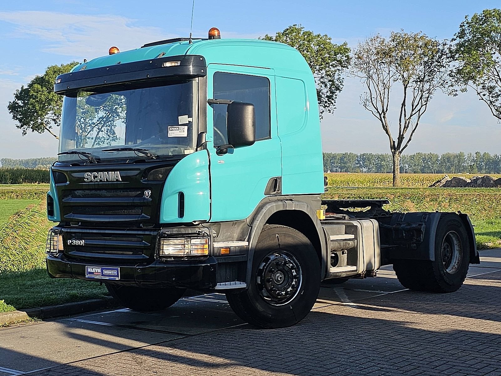 SCANIA P380 manual hydraulics, Traction-control, Bedrijf, 379 pk, Te koop