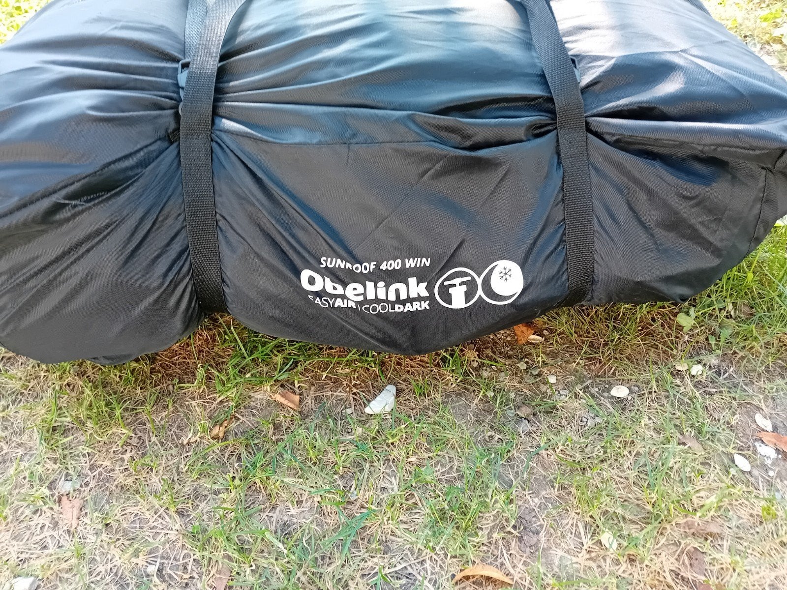 opblaasbare luifel caravan obelink easy air 400, Ophalen