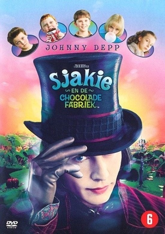 DVD: Sjakie en de chocoladefabriek van Roald Dahl, Avontuur, Alle leeftijden, Ophalen of Verzenden, Zo goed als nieuw