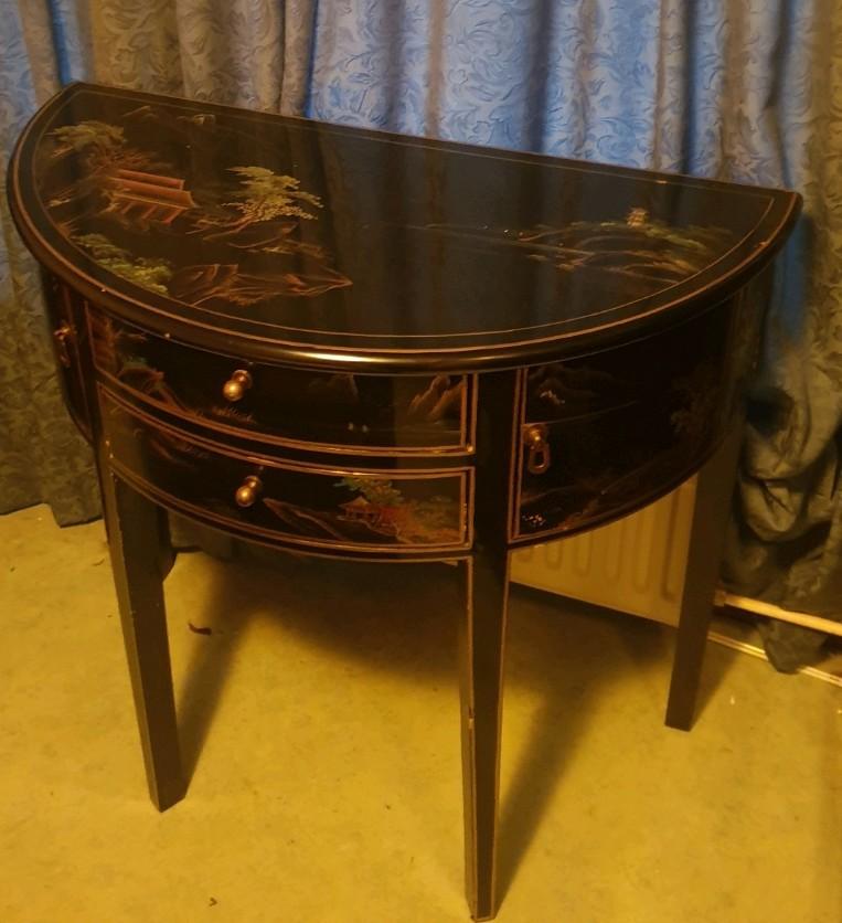 Chinese kaptafel, Ophalen