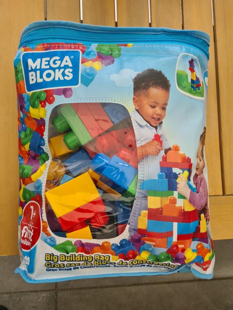 Mega Bloks Big Building Bag - Blokken voor kinderen 1+, Ophalen of Verzenden, Gebruikt, Megabloks