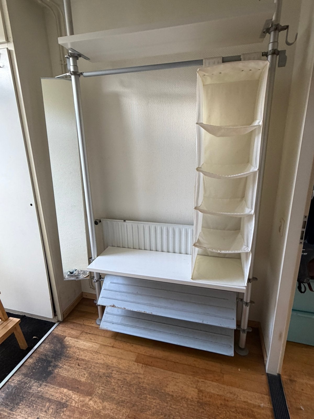 IKEA garderobe, Gebruikt, 200 cm of meer, Metaal, Ophalen
