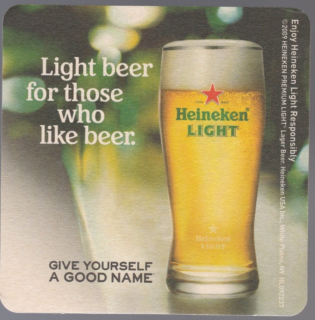 Bierviltje Heineken A 714, Verzamelen, Biermerken, Verzenden, Gebruikt, Viltje(s), Heineken
