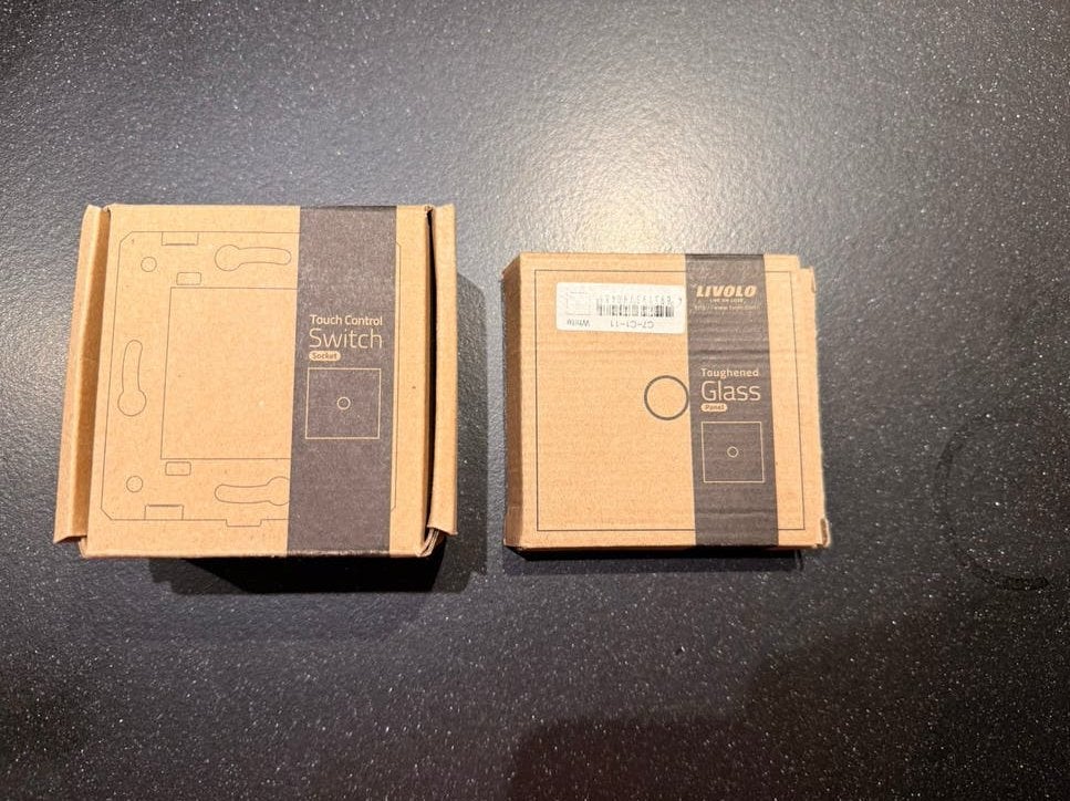 Livolo Touch Control Schakelaar + Gehard Glas, Ophalen of Verzenden, Nieuw, Overige merken, Schakelaar