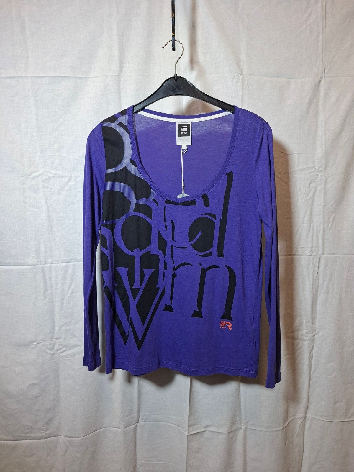 G-Star RAW Dames Top Lange Mouwen Paars Maat L Nieuw, Paars, Maat 42/44 (L), Nieuw, Ophalen of Verzenden