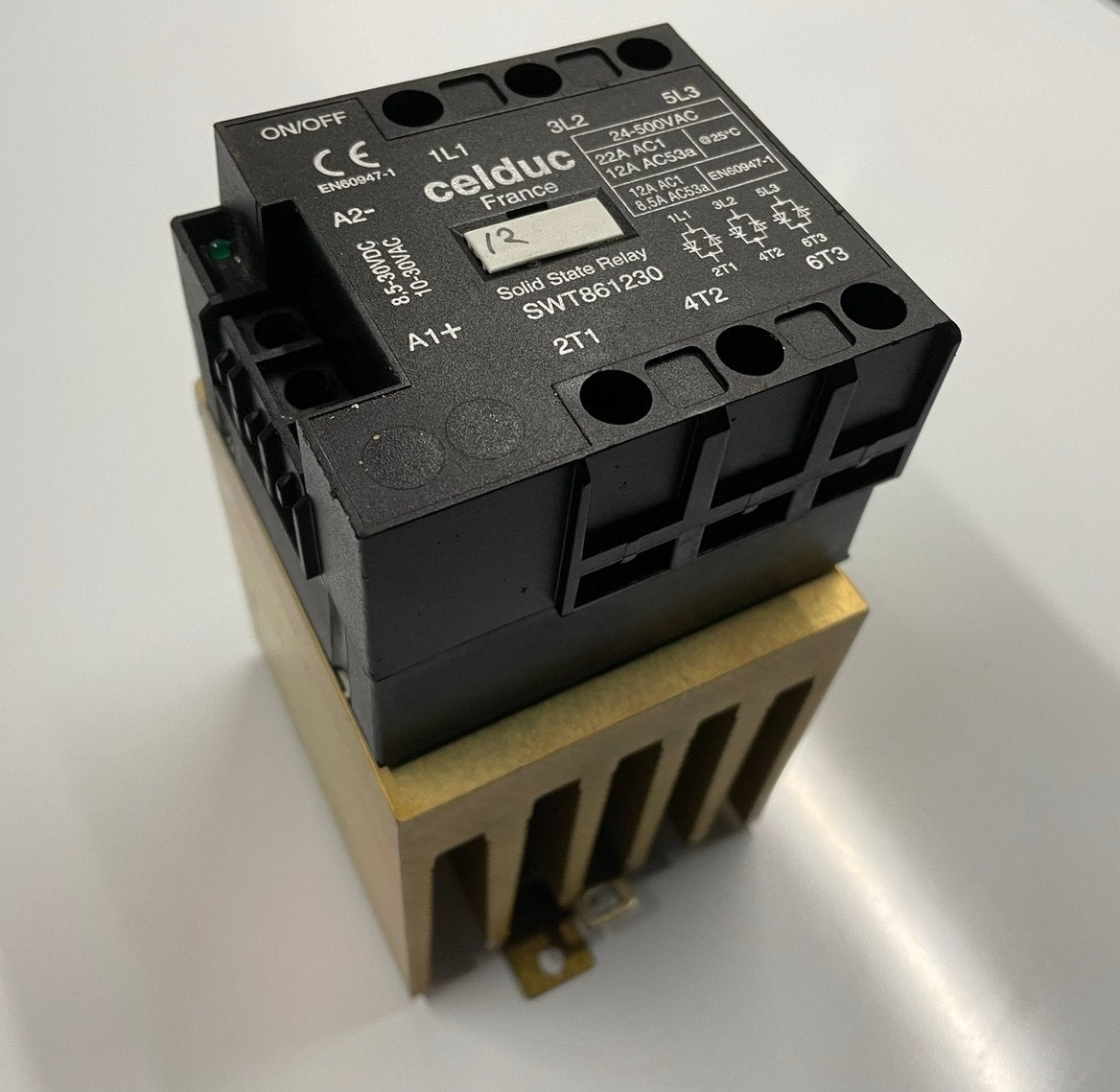 Celduc SSR relais solid state relay vermogensrelais, Ophalen of Verzenden, Gebruikt